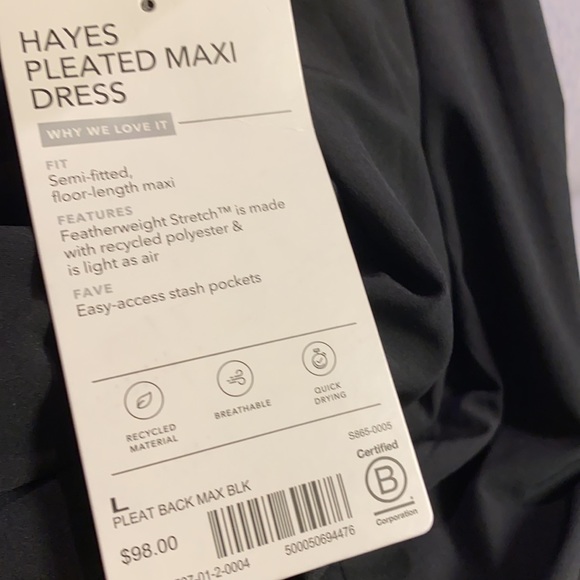Athleta Hayes Pleated Maxi Dress - Picture 7 of 11